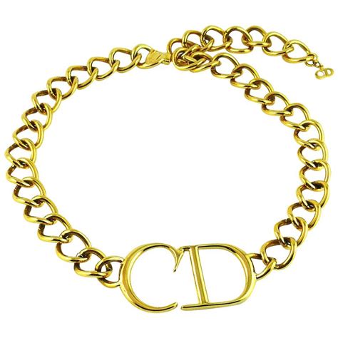 Dior Night Code Necklace Gold.